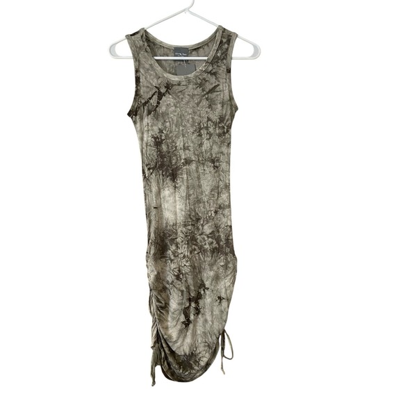 Olivia Rae Dresses & Skirts - Olivia Rae brand tie-dye sleeveless tank dress Cinched Green Size S‎ NWT